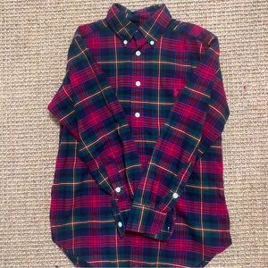 Ralph Lauren Boys Button Down. NWOT. Plaid. Size 10